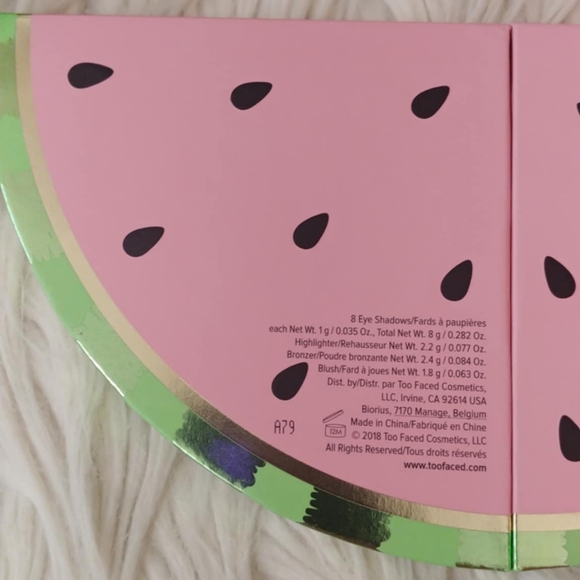 🍉FIRM! NWT TOO FACED WATERMELON SLICE EYESHADOW PALETTE - Picture 14 of 16